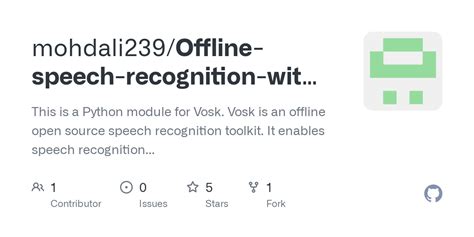 Vosk Speech Recognition Python 的图像结果