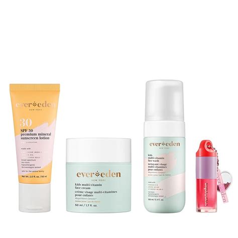 Evereden Daily Routine Set & Non-Toxic Lip Gloss: India | Ubuy