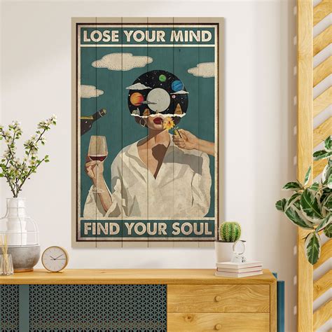 Obraz WOOD Oslo Lose your Mind - sklep eLeżaki