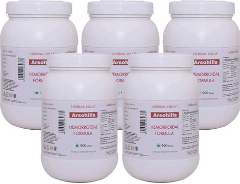Buy HERBAL HILLS ARSOHILLS 60 TABLETS - PACK OF 5 Online & Get Upto 60% ...