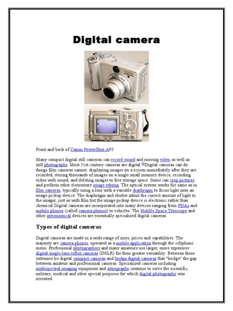 Digital Camera Types 的图像结果