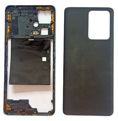 Mozomart Back Panel Housing for Redmi Note 12 Pro Plus 5G : Black ...