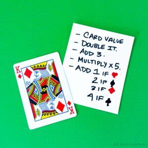 Easy Math Magic Card Tricks - Left Brain Craft Brain