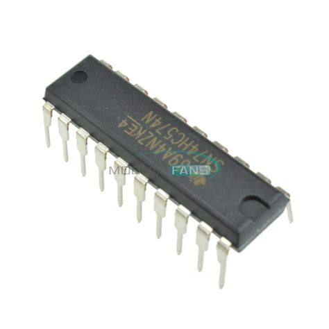 GURU ELECTRONICS 5PCS 74HC574N 74HC574 DIP-20 D-Type Flip-Flop ...