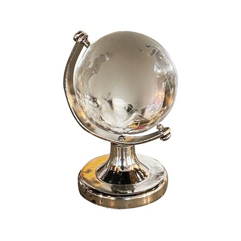 Buy Cheers.US Magic Crystal Sphere Round Earth Globe World Map Crystal ...