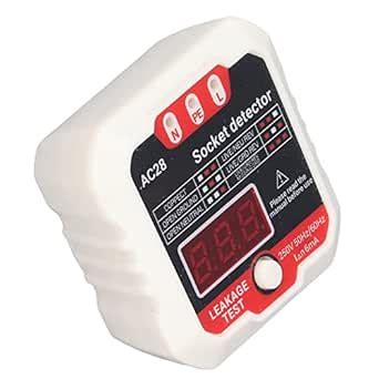 Electric Leakage Outlet Tester, Digital Display ABS Polarity Socket ...