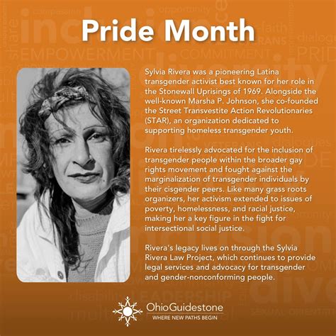 OhioGuidestone on LinkedIn: Sylvia Rivera was a pioneering Latina ...