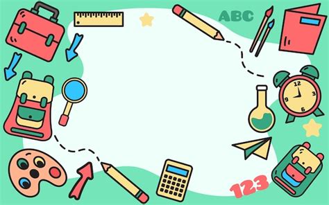 Cute School Background 的图像结果