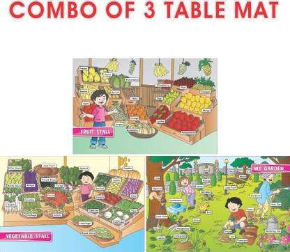 Fruit Stall, Vegetable Stall & My Garden: Picture Learning Educational ...