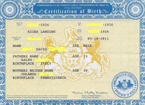 Where Can I Get My Birth Certificate In Philadelphia | Detroit Chinatown