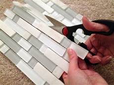 Tiling A Backsplash With Tile Sheets by Diy Kitchen Backsplash Part 4 Installing Backsplash Tiles Tiling A Backsplash With Tile Sheets