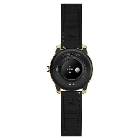 Buy Online Kenneth Cole Smart Black Dial Silicone Strap Unisex Watch ...