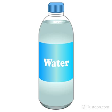 Water Bottle Clip Art Free PNG Image｜Illustoon