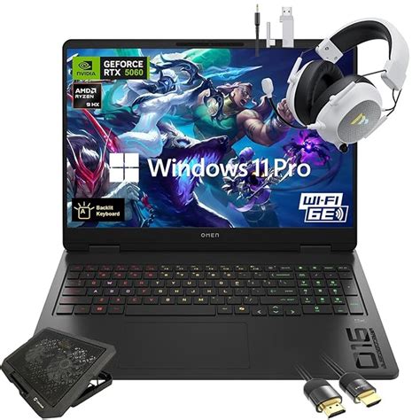 HP OMEN 16" Gaming Laptop 2K 144Hz - NVIDIA RTX 5060, AMD Ryzen 9 ...