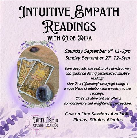 Intuitive Empath Readings with Cloe Dina, Twin Flame, Bethpage, 21 ...