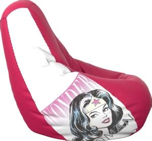 Wonder Woman XL Tear Drop Bean Bag Cover (Without Beans) Price in India ...