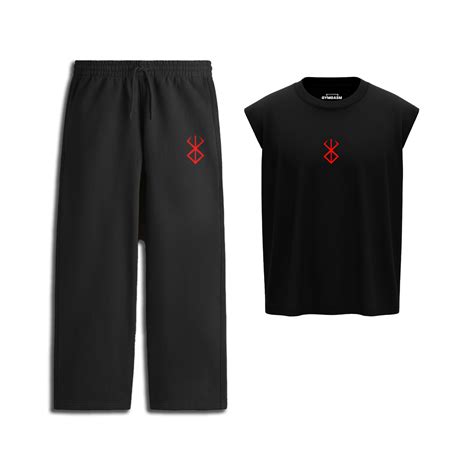 Berserk Sweatpant Embroidered Combo – Gymgasm.in