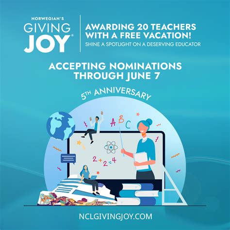 Norwegian Cruise Line Celebrates Teacher Appreciation Week with Debut ...