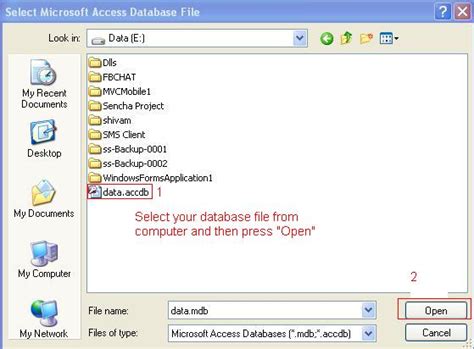 How to Connect to an Existing Database Using C 的图像结果