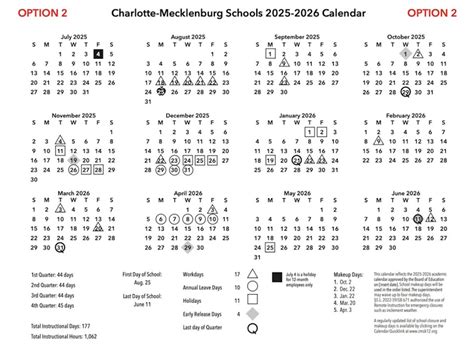 CMS reveals calendar options for 2025-26 year. District wants input on ...