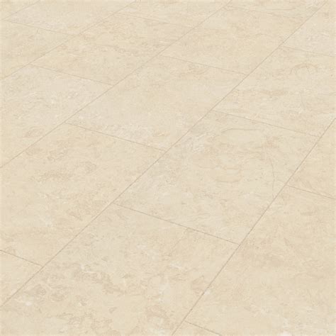 Natural Limestone Knight Tile LVT flooring by Karndean laid at an angle