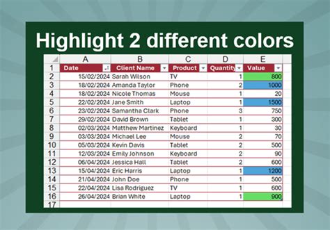 Excel Conditional Formatting Color for Two Colos 的图像结果