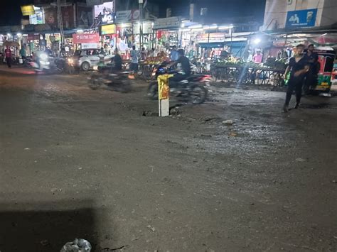 AMTS bus with passengers stuck in pit as manhole cover was open; The ...