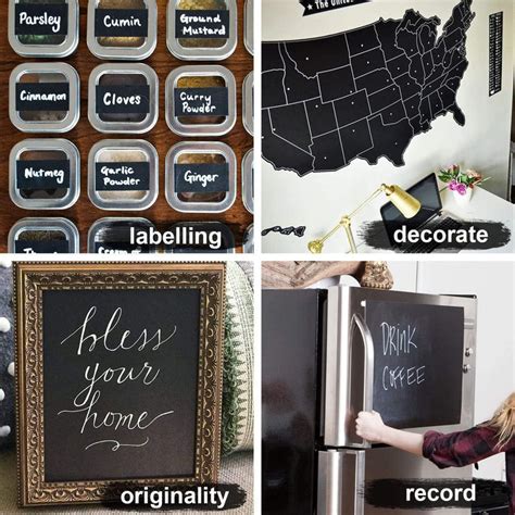 4038 Blackboard Erasable Wall Sticker Chalkboard Sticker — DeoDap