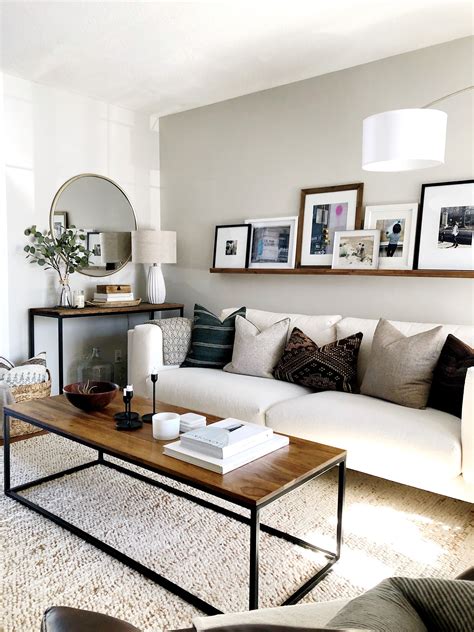 Neutral Living Room With Accent Wall at Johanna Reed blog