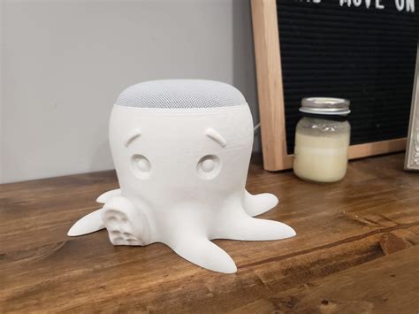 Cute Octopus Google Home/Nest Mini Holder Remixed by mark.d.kuhlmann - MakerWorld