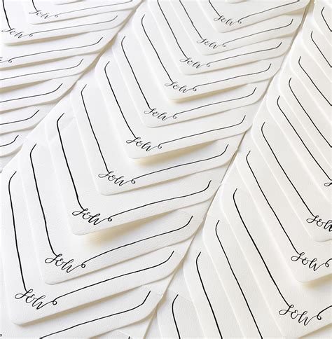 Calligraphy Monogram Envelopes - Inkberry Calligraphy