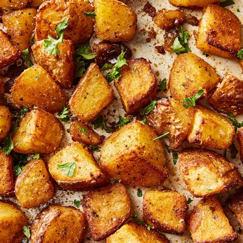 Oven Baked Diced Potato Recipe