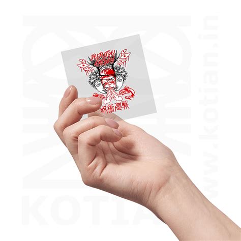 Ryomen Sukuna Yuji Itadori Cloth Sticker | Kotian