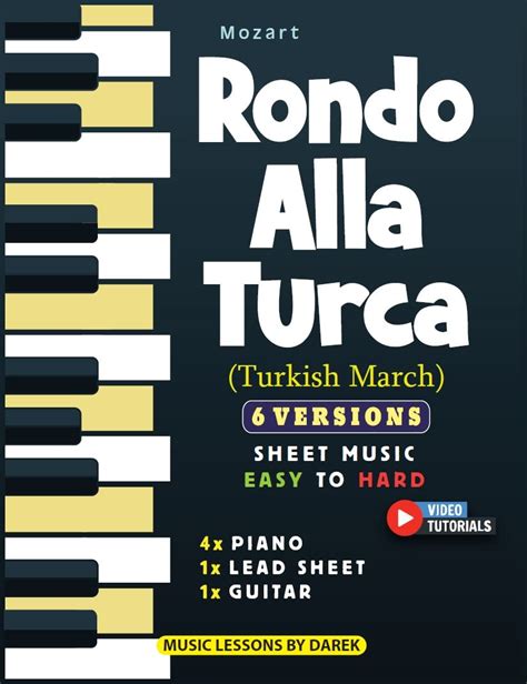 Rondo Alla Turca (Turkish March) I Mozart I 6 Versions - Sheet Music ...