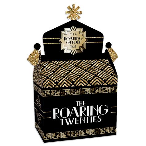 Big Dot of Happiness Roaring 20’s - Treat Box Party Favors - 1920s Art ...