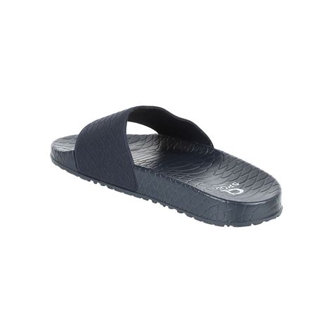 Buy Carlton London Sports Navy Blue Sliders Online