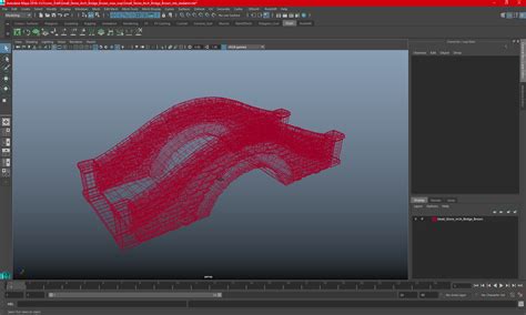 3D Stylized Stone Arch Bridge | 3D Molier International