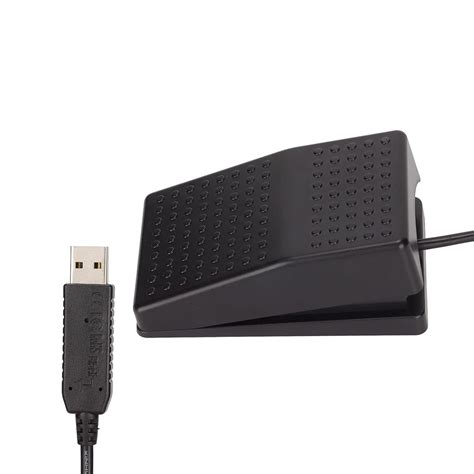 USB Pedal Switch, USB Single Pedal Switch Wide Pedals Programmable ...