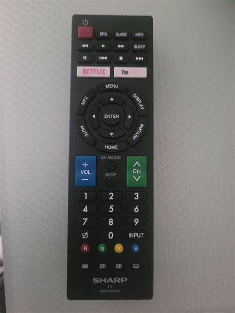 Image result for Sharp TV Remote Control