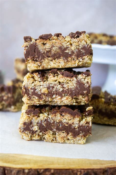 No Bake Chocolate Chip Oatmeal Bars at Hunter Berry blog