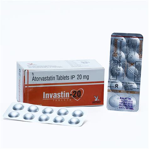 Invastin-20 Tablets INSTANT REMEDIES PVT. LTD.