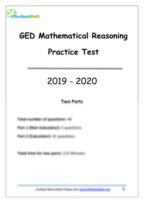 Image result for GED Math Reasoning Practice Test