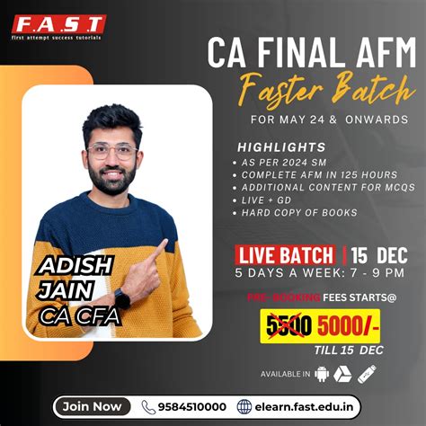 BUY CA VIDEO LECTURES - FAST EDUCATION INDORE.
