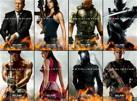 Gi Joe Retaliation Character Poster