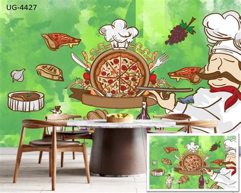 Pizza Chef Cafe Wallpaper – Myindianthings