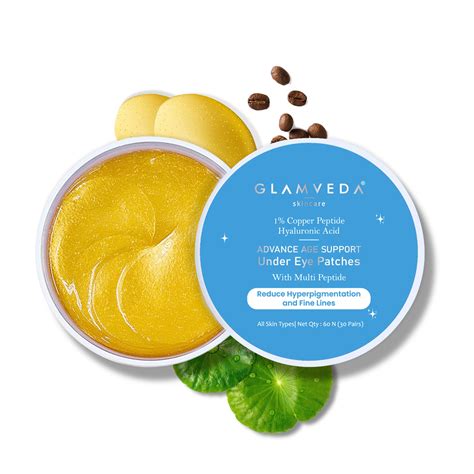 Glamveda Copper Peptide 1% Advance Age Support Under Eye Patches For D ...
