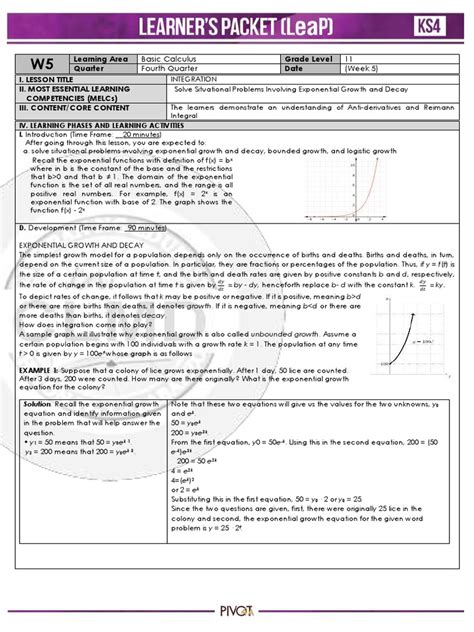 Image result for Basic Calculus Quarter 4 Module 5