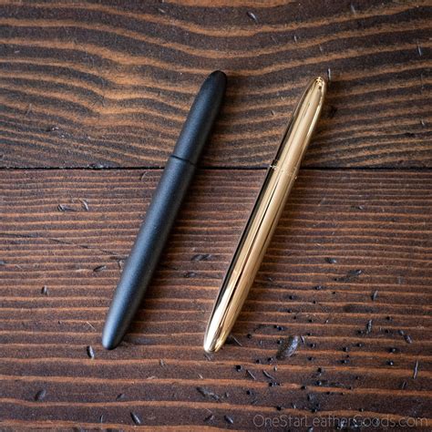 Pen add-on - Fisher Space Pen Bullet, black and brass (for Park Sloper ...