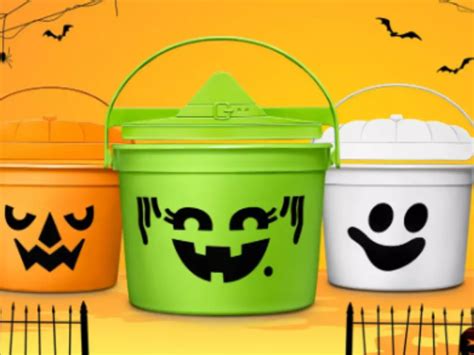 This Halloween, McDonald's Is Releasing Four Styles Of Boo Buckets