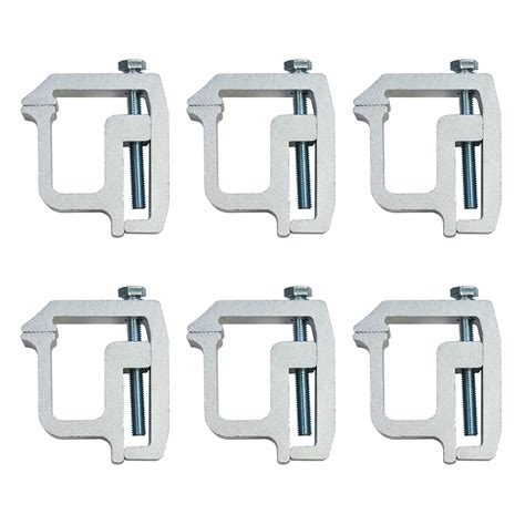 Buy GOGOOD 6pcs Truck Cap Clamps Camper Shell Mounting Clamps Cargo Bed Clamp for Pick-up and ...